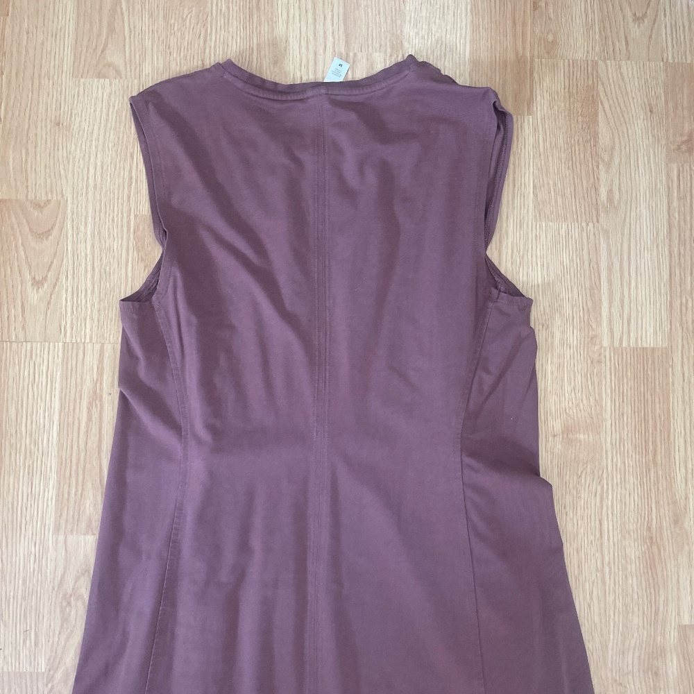 Athleta Del Ray Light Purple Mini Athletic dress mauve pockets Size Medium - Picture 10 of 10